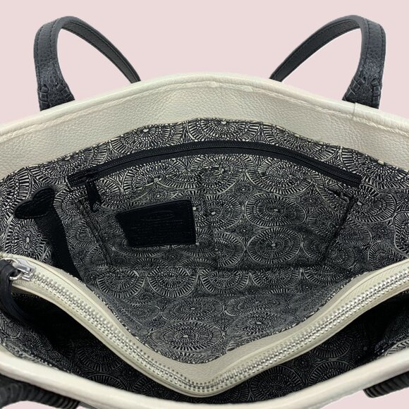 New Brighton Purse - H35853 Julia BLK/WHT Ferrara - Picture 4 of 7